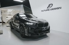 画像10: BMW Xシリーズ X6 G06 後期 Mスポーツ フロントバンパー用リップスポイラー 本物DryCarbon ドライカーボン (10)