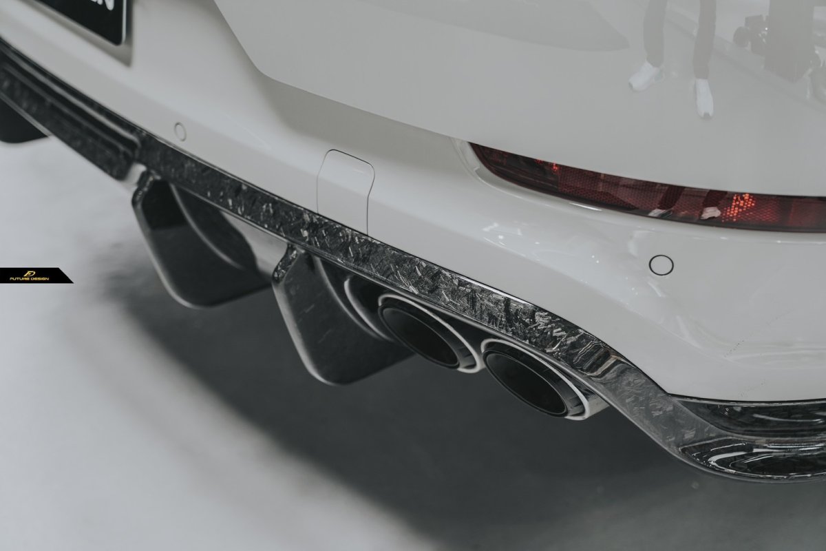 画像48:  PORSCHE ポルシェ Cayenne カイエン SUV Coupe E3 9Y0 リア ディフューザー 本物DryCarbon ドライカーボン (48)