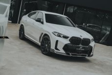 画像17: BMW Xシリーズ X6 G06 後期 Mスポーツ フロントバンパー用リップスポイラー 本物DryCarbon ドライカーボン (17)