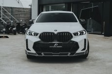 画像22: BMW Xシリーズ X6 G06 後期 Mスポーツ フロントバンパー用リップスポイラー 本物DryCarbon ドライカーボン (22)