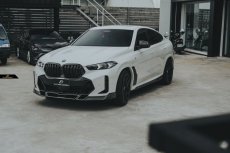 画像19: BMW Xシリーズ X6 G06 後期 Mスポーツ フロントバンパー用リップスポイラー 本物DryCarbon ドライカーボン (19)