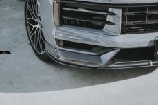 画像4:  PORSCHE ポルシェ Cayenne カイエン Coupe クーペ E3 II 後期用 フロント リップスポイラー 本物DryCarbon ドライカーボン (4)