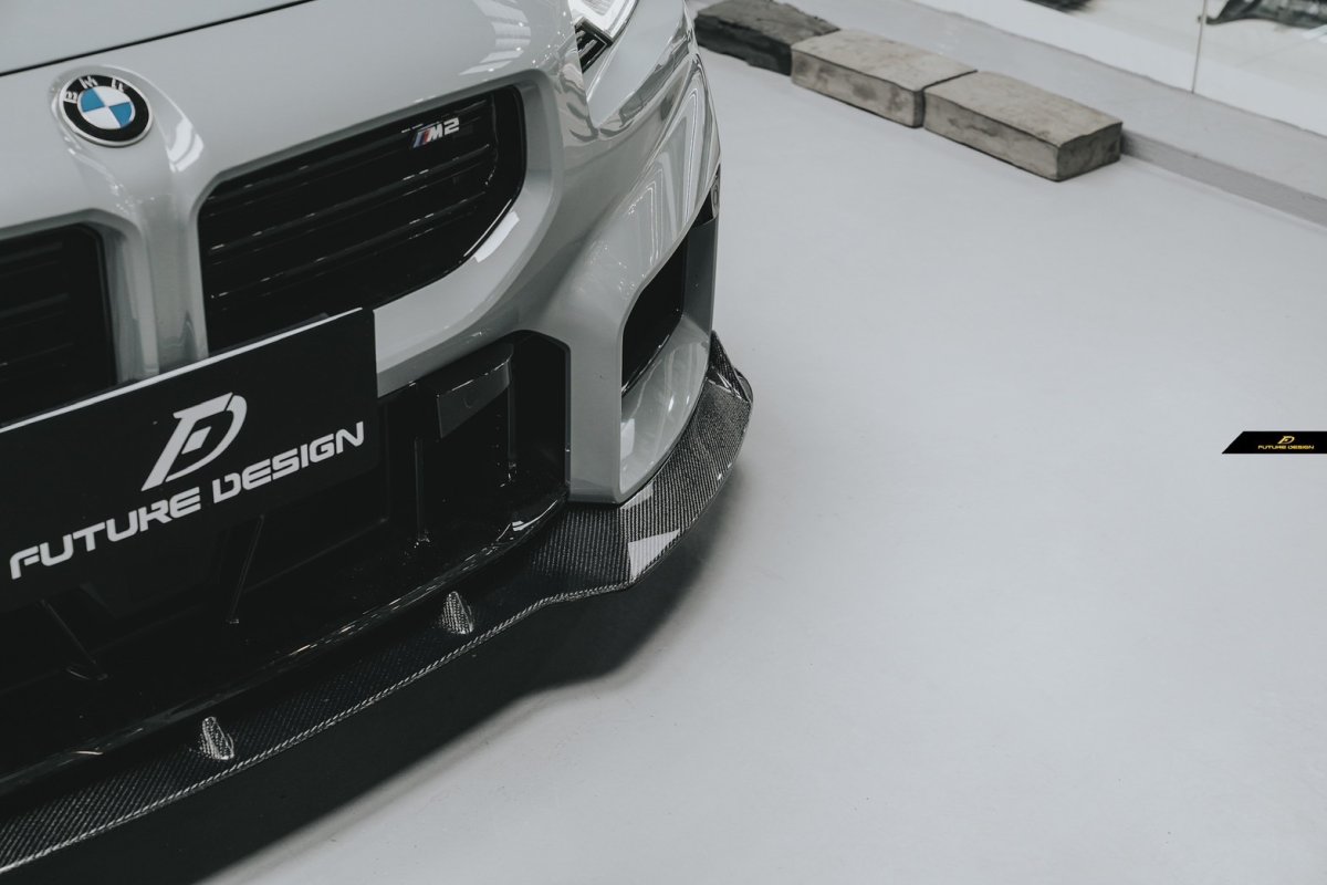 画像5: 【FD×MTC】BMW 2シリーズ G87 クーペ フロント M2用 リップスポイラー 本物DryCarbon ドライカーボン (5)