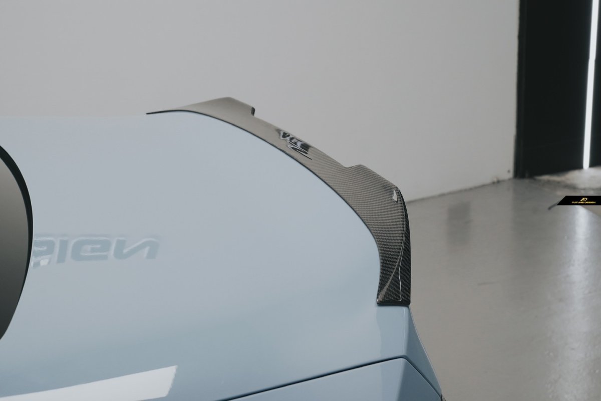 画像4: BMW 2シリーズ G87 クーペ M2 リアスポイラー 本物DryCarbon ドライカーボン (4)