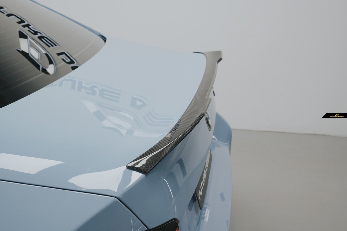 画像5: BMW 2シリーズ G87 クーペ M2 リアスポイラー 本物DryCarbon ドライカーボン (5)