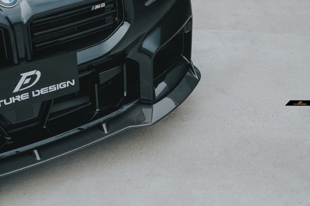 画像27: 【FD×MTC】BMW 2シリーズ G87 クーペ フロント M2用 リップスポイラー 本物DryCarbon ドライカーボン (27)