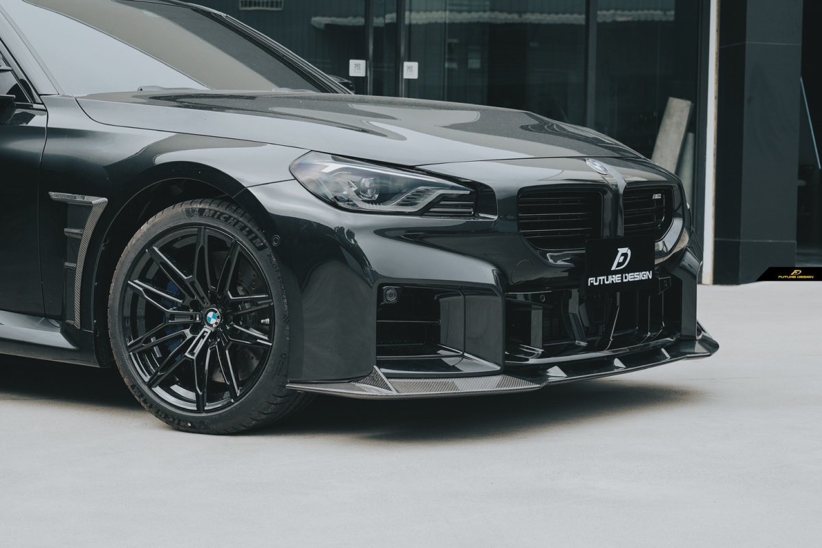 画像30: 【FD×MTC】BMW 2シリーズ G87 クーペ フロント M2用 リップスポイラー 本物DryCarbon ドライカーボン (30)