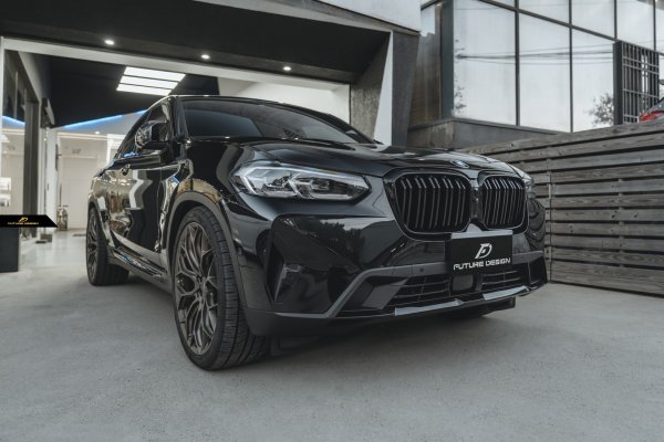 BMW G01 X3 後期用 フロント用艶ありブラック キドニーグリル センター