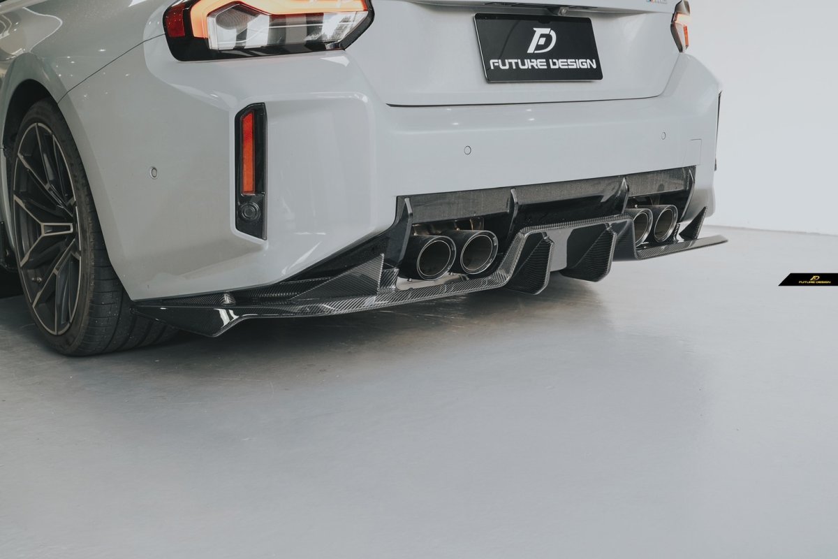 画像11: 【FD×MTC】BMW 2シリーズ G87 クーペ M2用 リア ディフューザー V1 本物DryCarbon ドライカーボン (11)