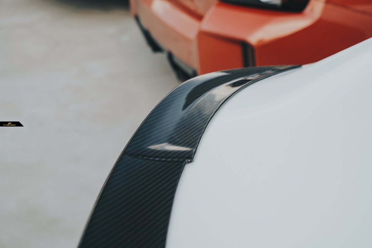 画像15: TESLA テスラ NEW MODEL 新型 モデル 3 トランク用 リアスポイラー 本物Drycarbon ドライカーボン (15)