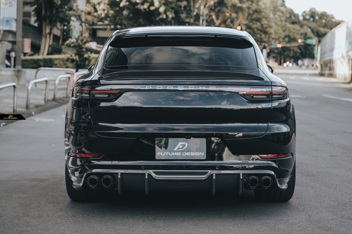 画像11:  PORSCHE ポルシェ Cayenne カイエン Coupe クーペ E3 9Y0 GT リアスポイラー 本物DryCarbon ドライカーボン (11)