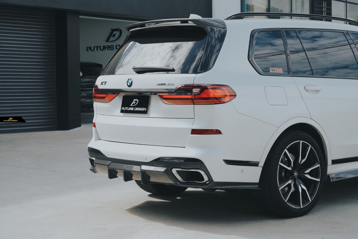 画像22: BMW Xシリーズ X7 G07 Mスポーツ リア ディフューザー 本物DryCarbon ドライカーボン (22)