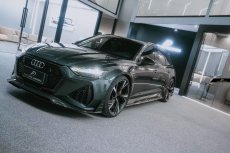 画像12: AUDI RS6 AVANT C8 アバント フロントグリル用 スプリッター 本物DryCarbon ドライカーボン (12)