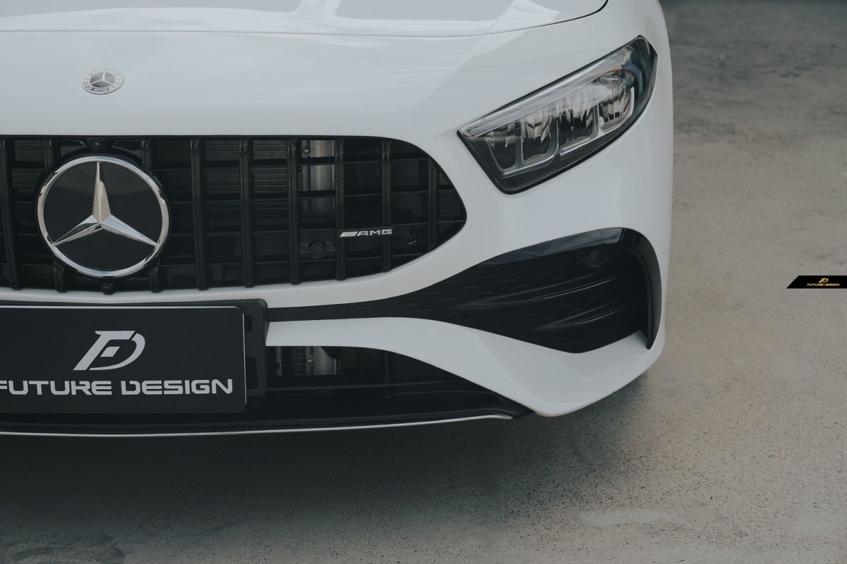 画像7: BENZ メルセデス・ベンツ A-Class W177 後期 パナメリカーナ グリル GTグリル A180 A200 A35 A45 AMG ブラック仕様 スポーツ (7)