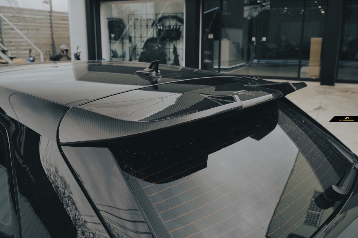 画像24: AUDI RS3 SportBack スポーツバック 8Y リア ルーフスポイラー 本物DryCarbon ドライカーボン (24)