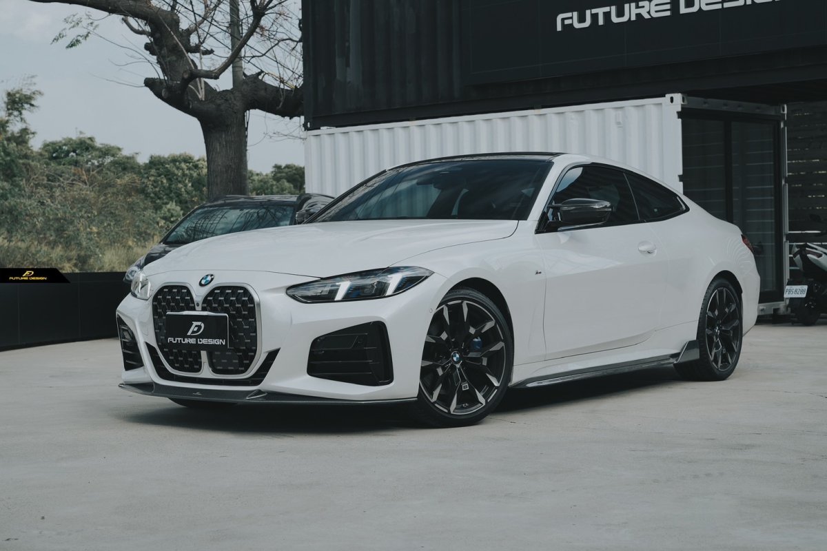 画像18: BMW 4シリーズ G22 M-TECH Mスポーツ フロント用 リップスポイラー 本物DryCarbon ドライカーボン (18)