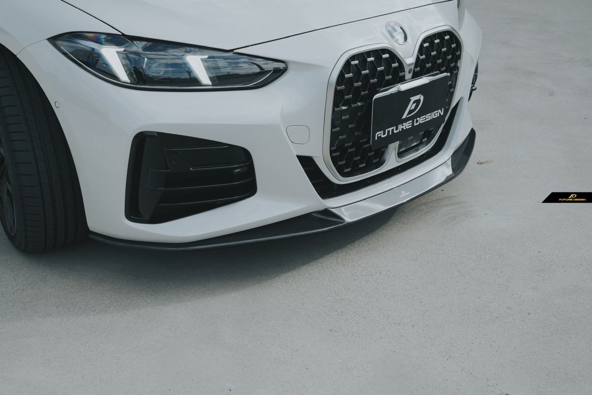 画像20: BMW 4シリーズ G22 M-TECH Mスポーツ フロント用 リップスポイラー 本物DryCarbon ドライカーボン (20)