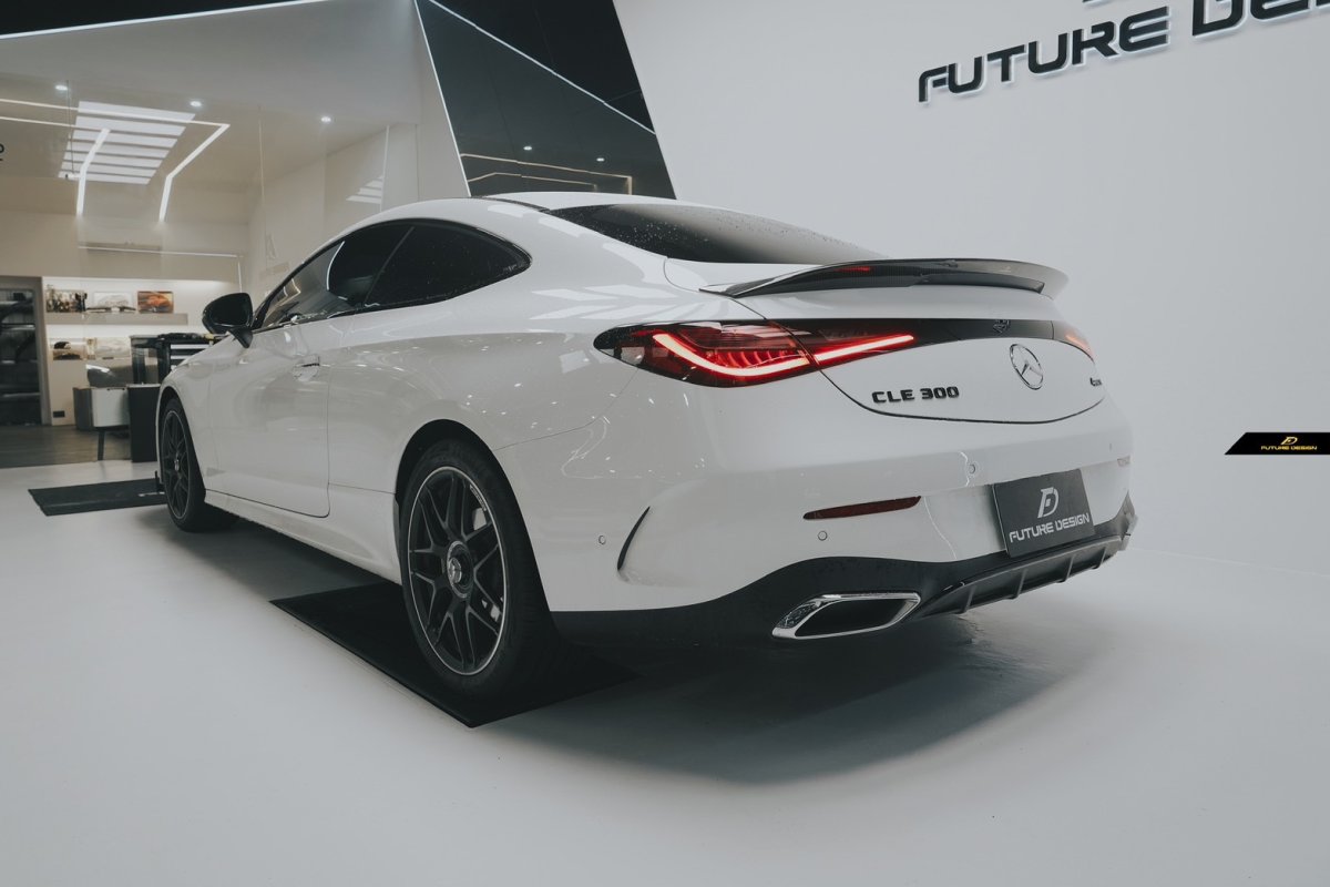 画像10: BENZ メルセデス・ベンツ CLE Coupe C236 クーペ用 リアスポイラー 本物Drycarbon ドライカーボン (10)