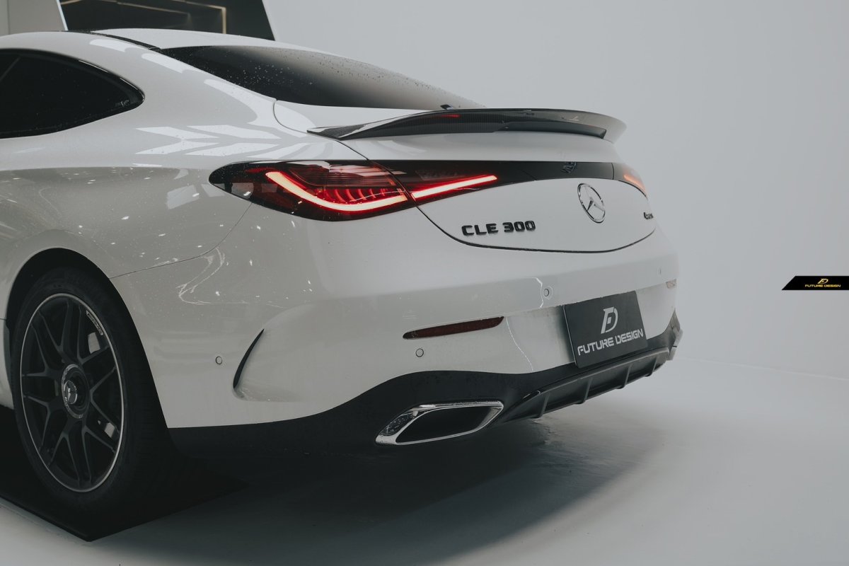 画像9: BENZ メルセデス・ベンツ CLE Coupe C236 クーペ用 リアスポイラー 本物Drycarbon ドライカーボン (9)