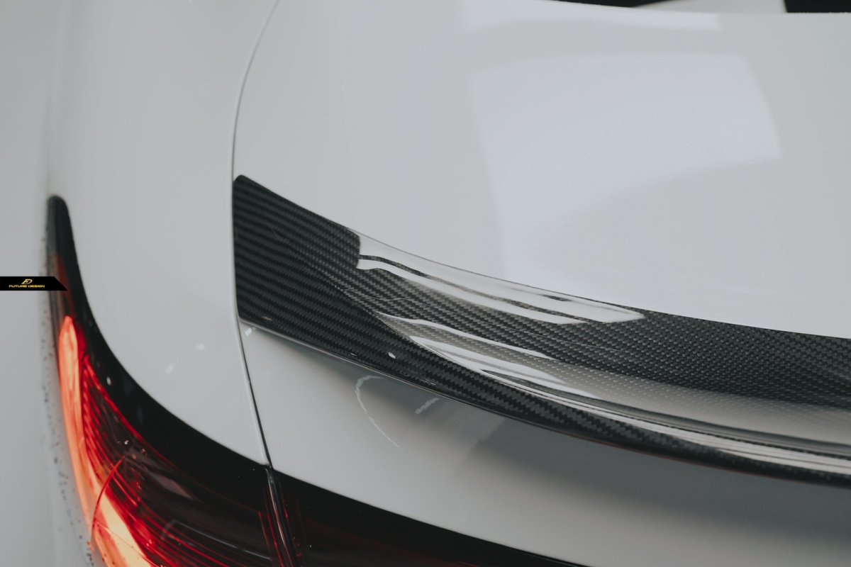 画像2: BENZ メルセデス・ベンツ CLE Coupe C236 クーペ用 リアスポイラー 本物Drycarbon ドライカーボン (2)