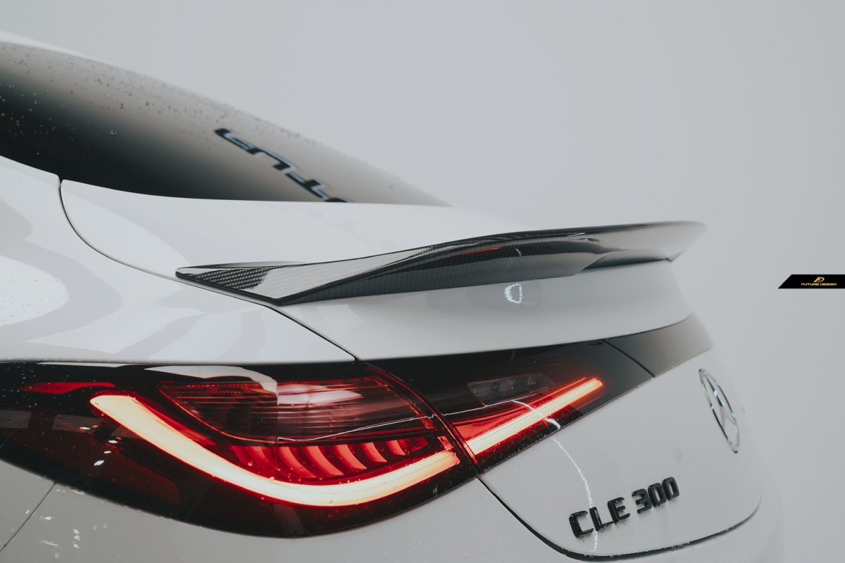 画像6: BENZ メルセデス・ベンツ CLE Coupe C236 クーペ用 リアスポイラー 本物Drycarbon ドライカーボン (6)