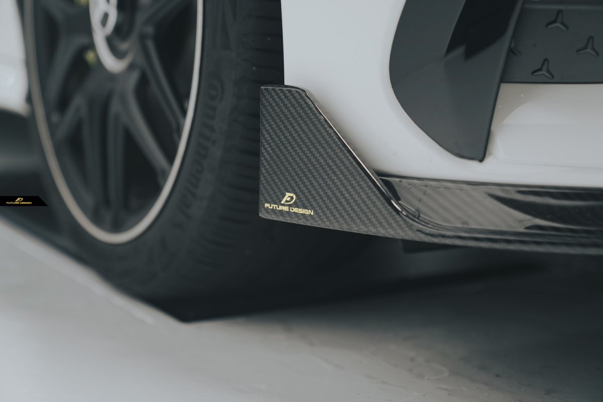 画像14: BENZ メルセデス・ベンツ CLE Coupe C236 用 フロントリップスポイラー 本物Drycarbon ドライカーボン (14)