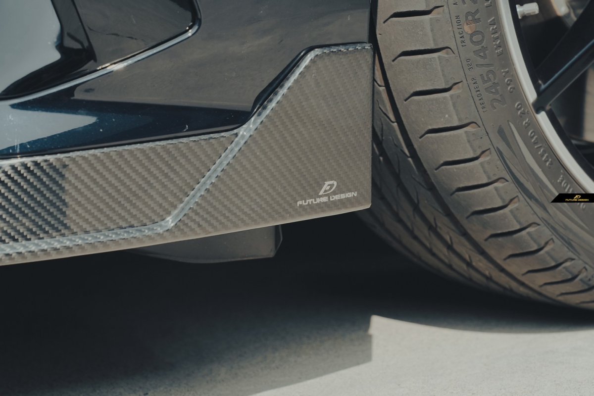 画像21: 【送料無料】BMW 5シリーズ i5 G60 G61 フロント用 リップスポイラー 本物DryCarbon ドライカーボン (21)