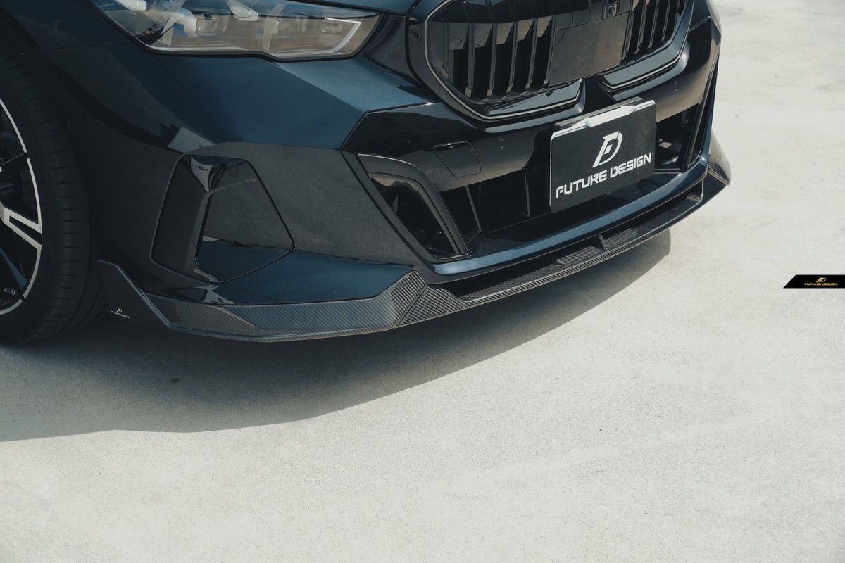 画像15: 【送料無料】BMW 5シリーズ i5 G60 G61 フロント用 リップスポイラー 本物DryCarbon ドライカーボン (15)