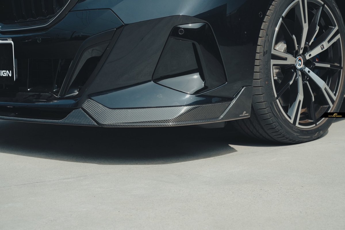 画像18: 【送料無料】BMW 5シリーズ i5 G60 G61 フロント用 リップスポイラー 本物DryCarbon ドライカーボン (18)