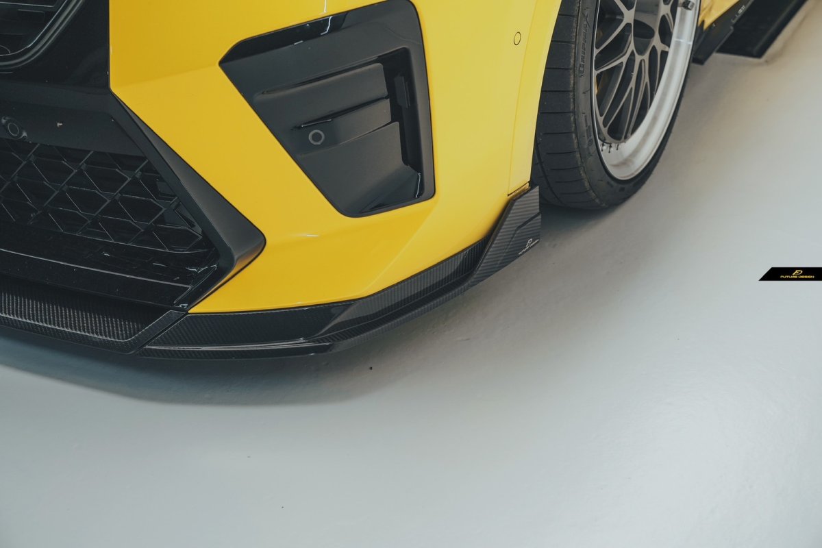 画像22: BMW Xシリーズ X2 U10 Mスポーツ フロントバンパー用 リップスポイラー 本物DryCarbon ドライカーボン (22)