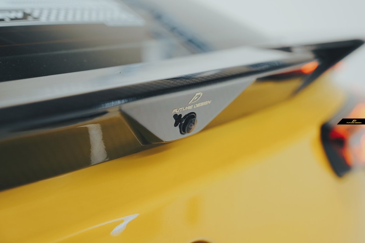 画像5: BMW iXシリーズ iX2 U10 Mスポーツ リアスポイラー 本物DryCarbon ドライカーボン (5)