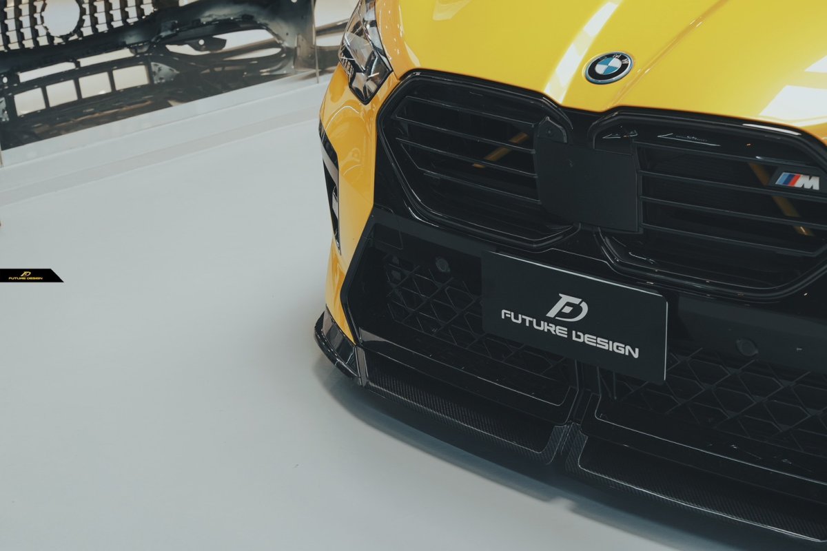 画像25: BMW Xシリーズ X2 U10 Mスポーツ フロントバンパー用 リップスポイラー 本物DryCarbon ドライカーボン (25)