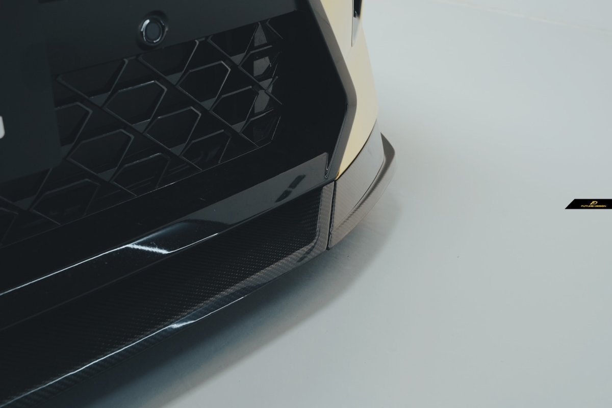 画像21: BMW Xシリーズ X2 U10 Mスポーツ フロントバンパー用 リップスポイラー 本物DryCarbon ドライカーボン (21)