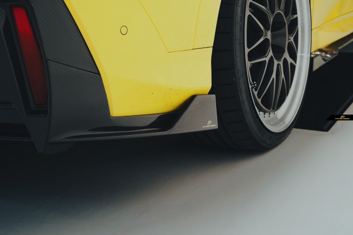 画像7: BMW iXシリーズ iX2 U10 Mスポーツ リアディフューザー 本物DryCarbon ドライカーボン (7)