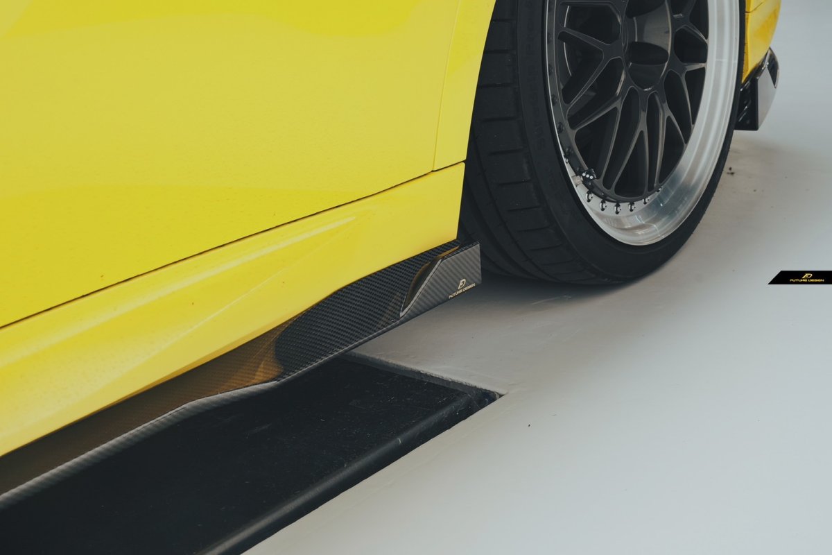 画像8: BMW iXシリーズ iX2 U10 Mスポーツ サイドスカート 本物DryCarbon ドライカーボン (8)