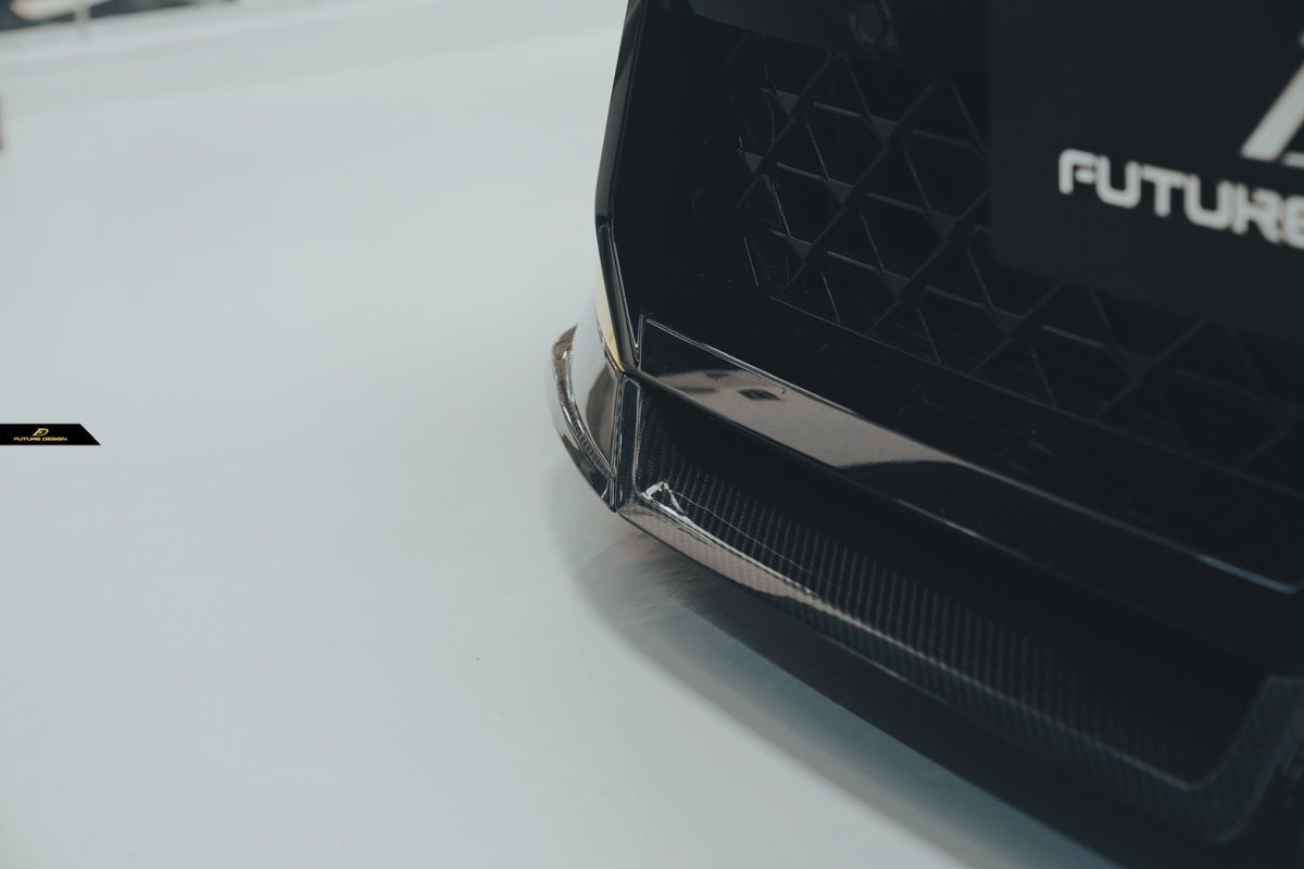 画像23: BMW Xシリーズ X2 U10 Mスポーツ フロントバンパー用 リップスポイラー 本物DryCarbon ドライカーボン (23)