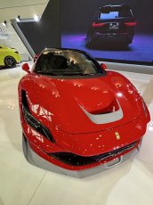画像7: Ferrari フェラーリ F8 フロント リップスポイラー  3点セット 本物DryCarbon ドライカーボン ン カスタム (7)