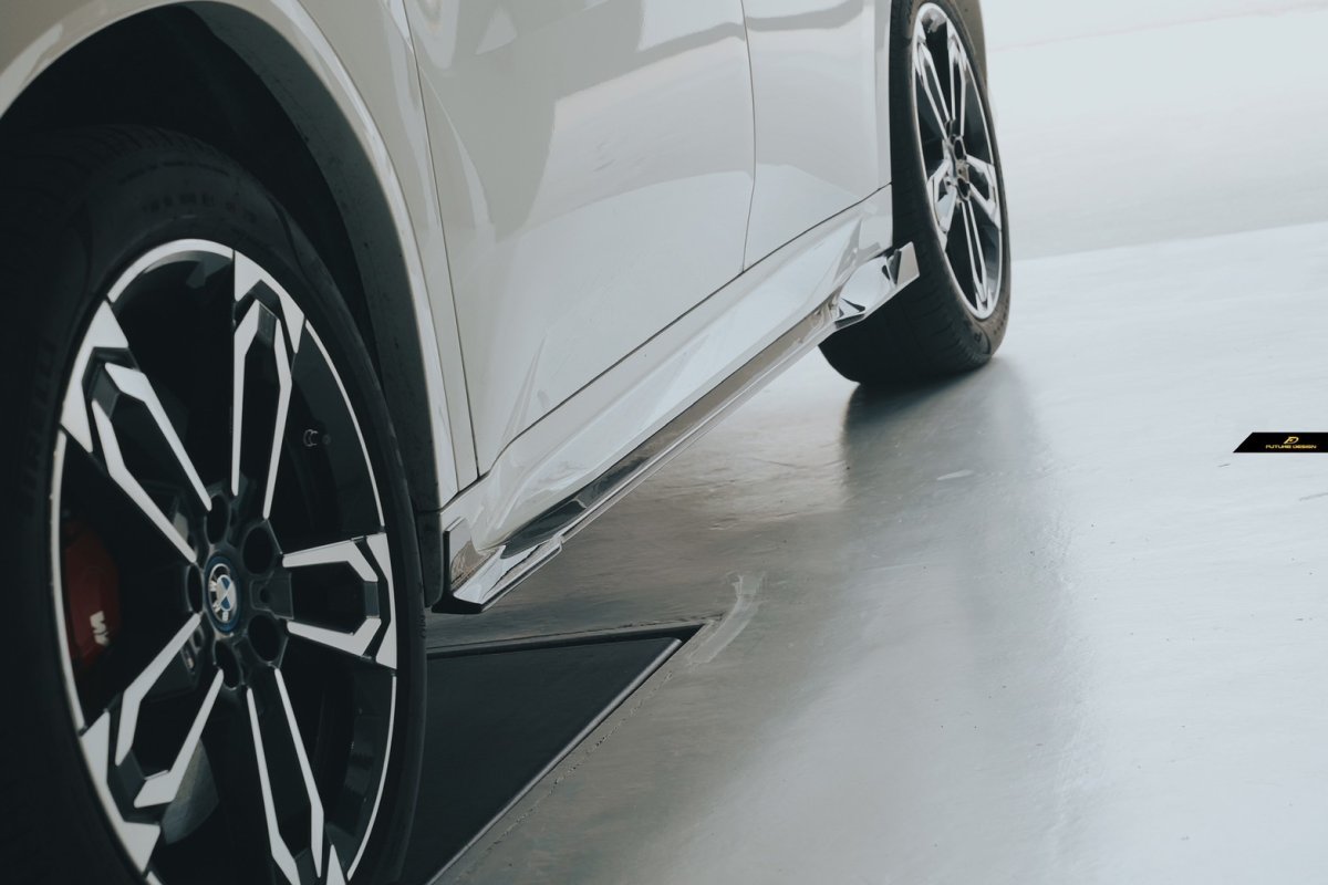 画像15: BMW iXシリーズ iX2 U10 Mスポーツ サイドスカート 本物DryCarbon ドライカーボン (15)