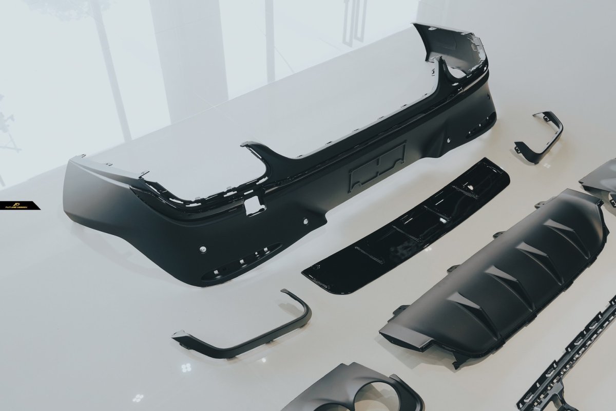 画像5: BENZ メルセデス・ベンツ GLC-Class C254 クーペ AMGバンパー 改造用 GLC43仕様 リアディフューザー   (5)