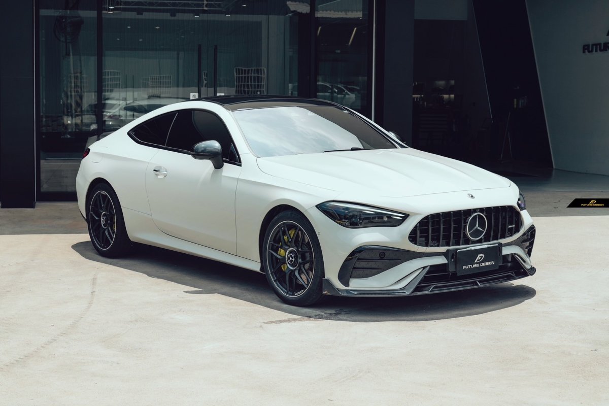 画像19: BENZ メルセデス・ベンツ CLE Coupe C236 用 フロントリップスポイラー 本物Drycarbon ドライカーボン (19)