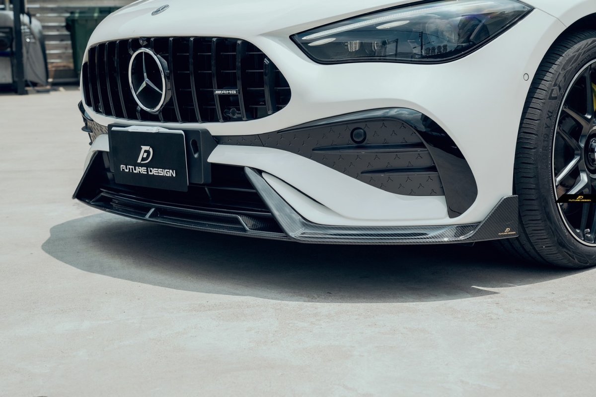 画像15: BENZ メルセデス・ベンツ CLE Coupe C236 用 フロントリップスポイラー 本物Drycarbon ドライカーボン (15)