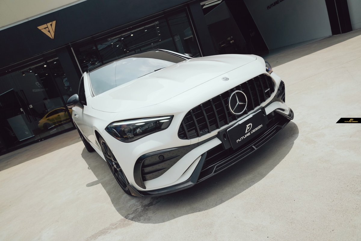 画像18: BENZ メルセデス・ベンツ CLE Coupe C236 用 フロントリップスポイラー 本物Drycarbon ドライカーボン (18)