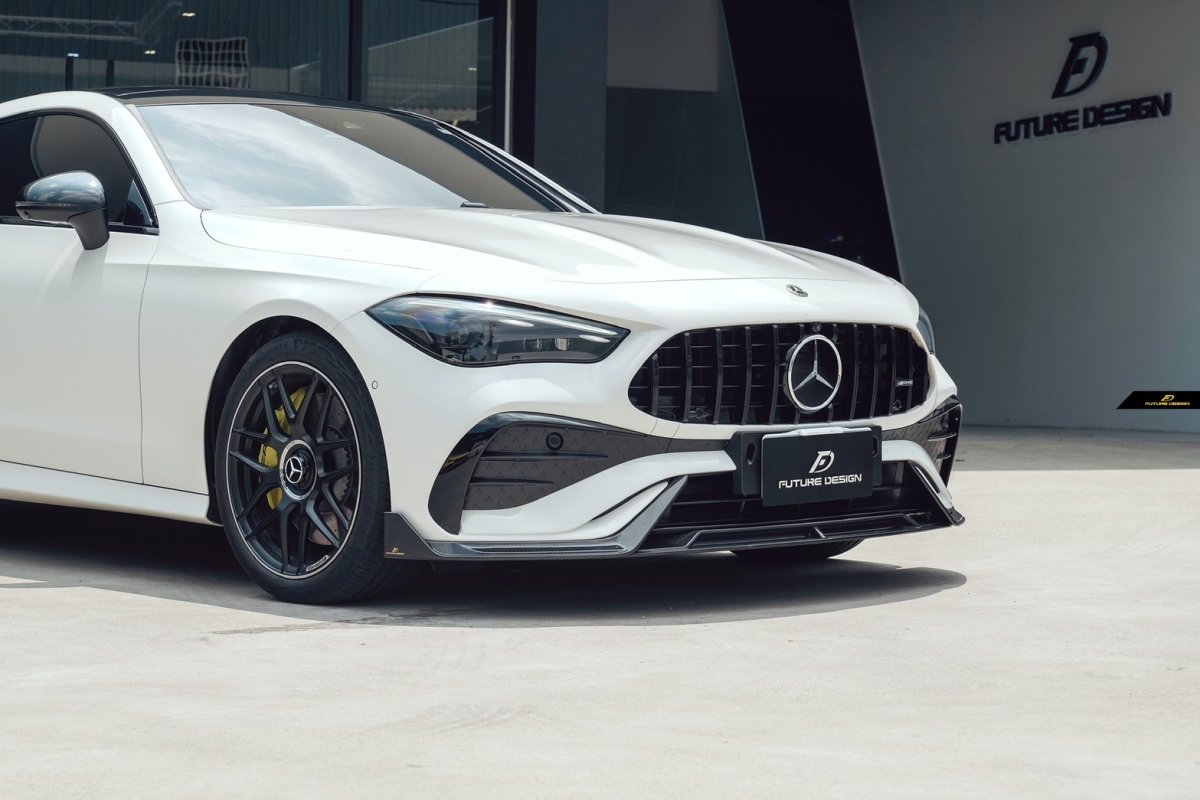 画像17: BENZ メルセデス・ベンツ CLE Coupe C236 用 フロントリップスポイラー 本物Drycarbon ドライカーボン (17)