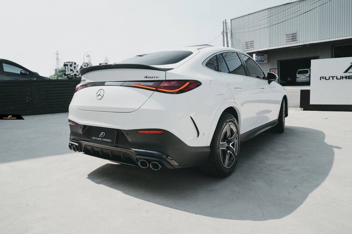 画像25: BENZ メルセデス・ベンツ GLC C254 クーペ トランク用 リアスポイラー 本物Dry Carbon ドライカーボン (25)