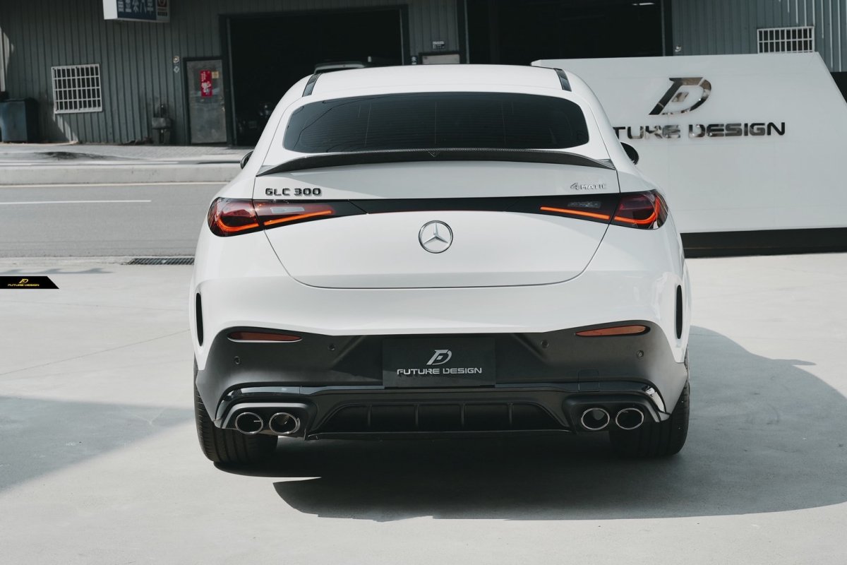 画像7: BENZ メルセデス・ベンツ GLC-Class C254 クーペ AMGバンパー 改造用 GLC43仕様 リアディフューザー   (7)