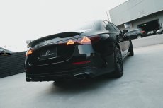 画像3: BENZ メルセデス・ベンツ E-Class W214 セダン トランク用 リアスポイラー 本物DryCarbon ドライカーボン (3)