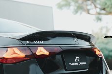 画像4: BENZ メルセデス・ベンツ E-Class W214 セダン トランク用 リアスポイラー 本物DryCarbon ドライカーボン (4)