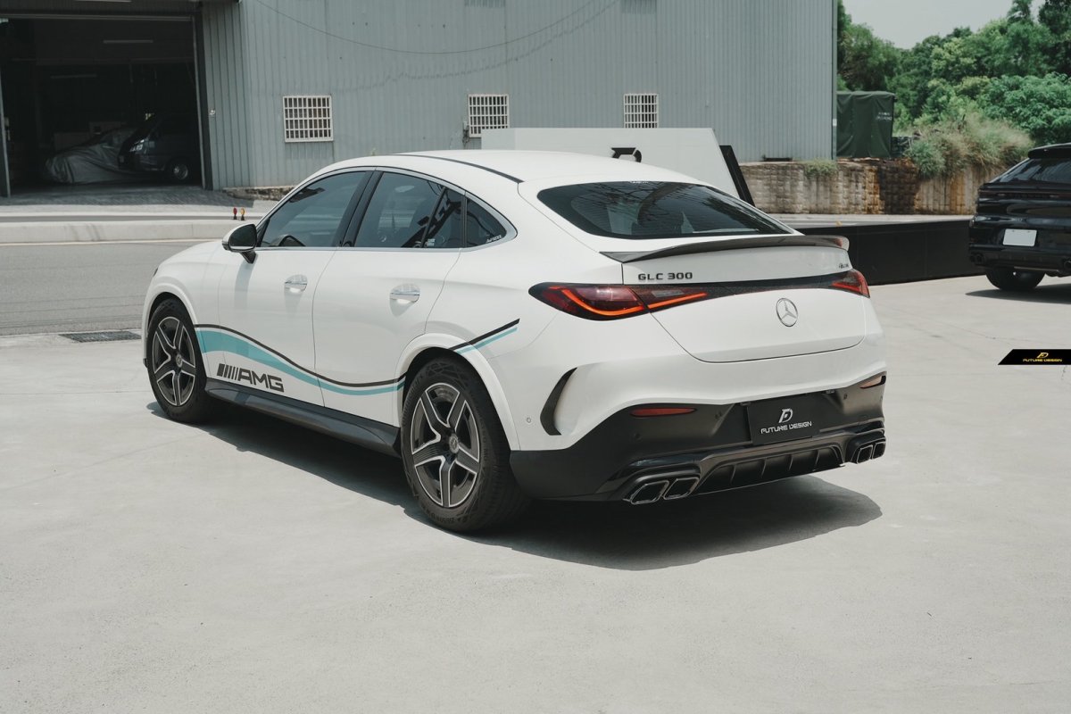 画像7: BENZ メルセデス・ベンツ GLC-Class C254 クーペ AMGバンパー 改造用 GLC63仕様 リアディフューザー   (7)