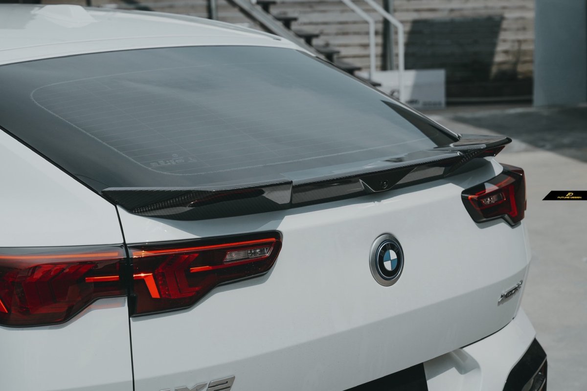 画像23: BMW Xシリーズ X2 U10 Mスポーツ リアスポイラー 本物DryCarbon ドライカーボン (23)