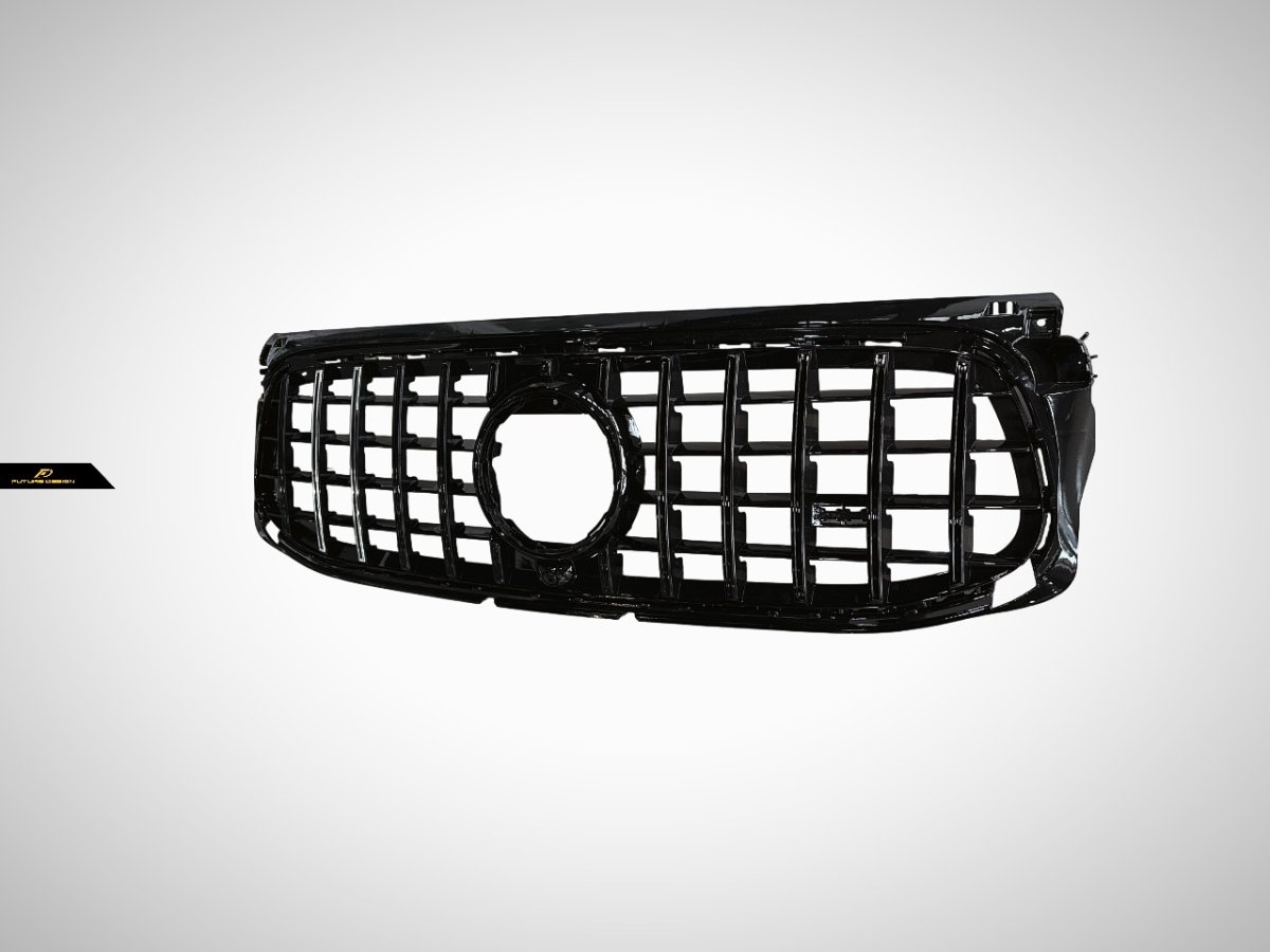 画像7: BENZ メルセデス・ベンツ GLB-Class X247 前期車 AMGライン専用 パナメリカーナ GT 艶ありブラック 2本メッキクローム グリル AMG GLB200d GLB250 (7)